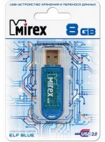 Флэш-диск 8ГБ, USB 3.0 Mirex "Elf", цвет синий