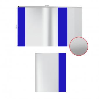 Обложка ПВХ (305х550мм) "Alingar" для учебника и тетрадей, универсал., цветной/прозрачный клапан