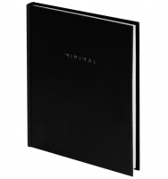 Блокнот А6 BRAUBERG "Minimal" (110х147мм), 80л., твердый, клетка, в ассортименте
