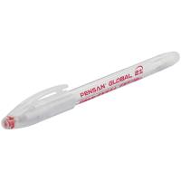 Ручка шарик. PenSan "Global", красная, 0,5мм, на масляной основе