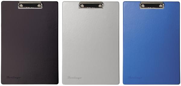 Папка-планшет A4 (220х310мм) с зажимом Berlingo, пластик/ПВХ, жесткий, цвет ассорти