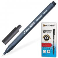 Ручка-линер Brauberg "FineLiner" 0,4мм, черная