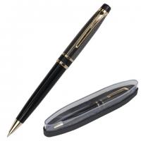 Ручка подарочная шариковая Brauberg "Sonata" 0,5мм, корпус золотистый с черн., синяя