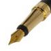 Ручка подарочная перьевая GALANT "LUDUS", 0,8мм, корпус черный, детали золотистые