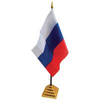 Флаг настольный ArtSpace "Россия", пластик. подставка