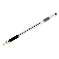 Ручка шарик. MunHwa "MC GOLD" 0,5мм, черная, на масляной основе, грип