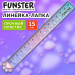 Линейка пластиковая 15см FUNSTER (ФАНСТЕР) "ЛАПКА", прозрачная