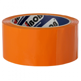 Скотч "Nova Roll, Unibob", 48мм х 66м, упаковочный (50мкм), оранжевый