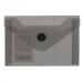 Папка-конверт А7 с кнопкой Brauberg "МАЛОГО ФОРМАТА" (74*105мм) д/карт, визиток, тониров. черная, 0,18мм