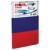 Папка-планшет А4 с зажимом Brauberg "Flag" (226х315мм), российский флаг, картон/ламин. бумага