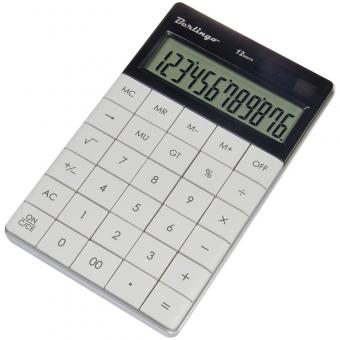 Калькулятор БЕЛЫЙ Berlingo CIW-100, 12 разрядов, 165х105мм
