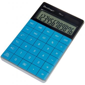 Калькулятор СИНИЙ Berlingo CIB-100, 12 разрядов, 165х105мм