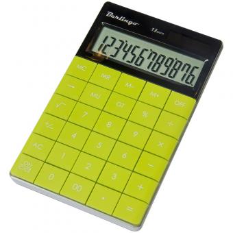 Калькулятор ЗЕЛЁНЫЙ Berlingo CIG-100, 12 разрядов, 165х105мм