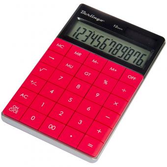 Калькулятор ТЁМНО-РОЗОВЫЙ Berlingo CIP-100, 12 разрядов, 165х105мм