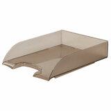 Поддон для бумаг горизонтальный BRAUBERG "Office style" (320х245х65 мм), тонирован. серый