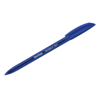 Ручка шарик. Berlingo "Triangle 100T" 0,7мм, синяя, трехгран., игольчатый стержень