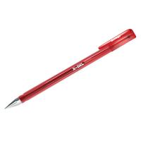 Ручка гелевая Berlingo "X-Gel" красная, 0,5мм, игольчатый стержень