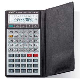 Калькулятор STAFF STF-169, инженерный, двухстрочный, 10+2 разряда, 242 функции, 143х78мм