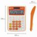 Калькулятор STAFF STF-6222, 12 разрядов, компактный (148х105мм), оранжевый