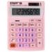 Калькулятор STAFF STF-1808-BU, 8 разрядов, 140х105мм, РОЗОВЫЙ