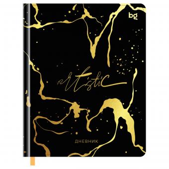 Дневник 1-11 кл. 48л. (твердый) BG, иск. кожа, тиснение фольгой, soft-touch, ляссе, в ассортименте