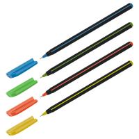 Ручка шарик. Luxor "Stick Soft Touch" синяя, 0,7мм, корпус ассорти