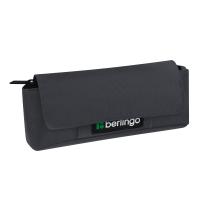Пенал мягкий 1 отд. Berlingo (215*90*45 мм), полиэстер, внутренний органайзер, магнит, в ассортименте