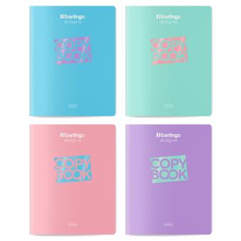 Тетрадь А5 48л. клетка Berlingo "Haze", 80г/м2, софт-тач, ассорти