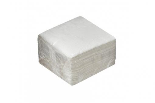 Салфетки бумажные белые 24*24см, 100шт