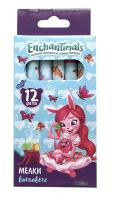 Восковые мелки "Enchantimals" 12цв.