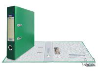 Папка-регистратор, 70мм, зеленая, ПВХ (PP) покрытие, карман