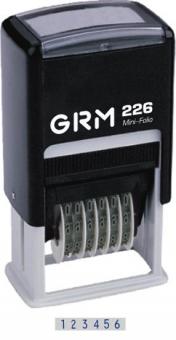 Нумератор GRM 4846 (226), 6 pазpядов, высота цифр 4мм