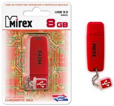 Флэш-диск 8ГБ, USB 3.0 Mirex "Chromatic", цвет в ассортименте