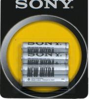 Батарейка "Sony" AAA (солевая), арт.R03-4BL
