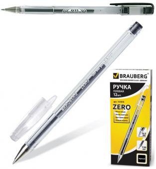 Ручка гелевая "G11, Zero, Jet" 0,5мм, черная