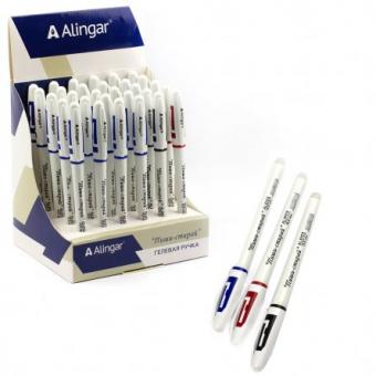 Ручка гелевая пиши-стирай "Alingar" 0,5 мм, цвет микс, пулевидный наконечник