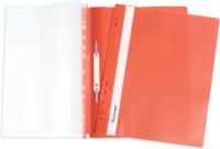 Скоросшиватель пластиковый "Berlingo", оранжевый, с перфорацией, арт.4216