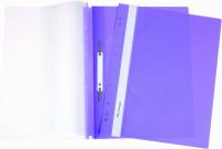 Скоросшиватель пластиковый "Berlingo", фиолетовый, с перфорацией, арт.4207