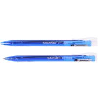 Ручка шарик. автом. Darvish синяя, 0,7мм., корпус прозрачный