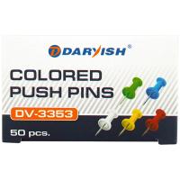 Кнопки Darvish силовые цветные 50шт.